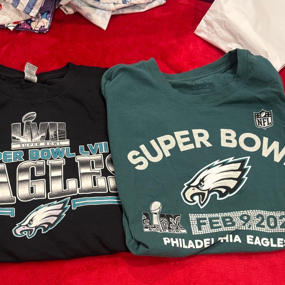 NFL Philadelphia Eagles Super Bowl shirts